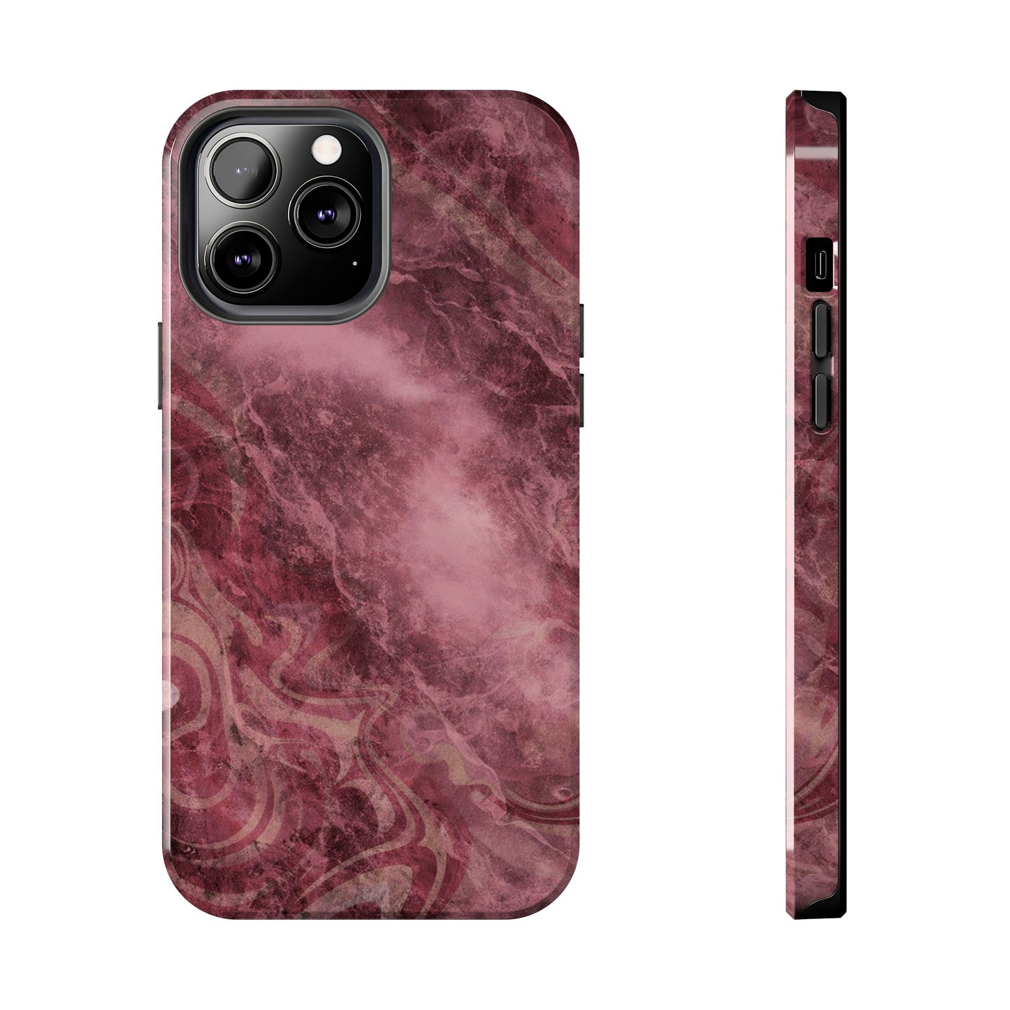 Marble Magenta - Protective Phone Case