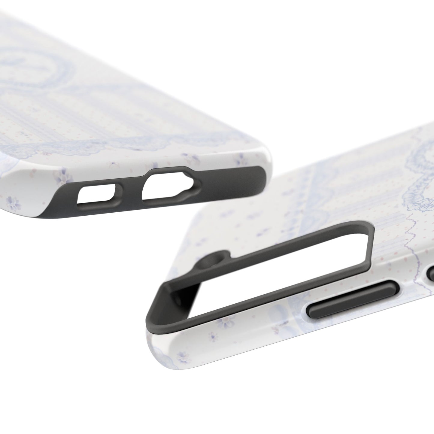 Coquette Blue Lace - Protective Phone Case