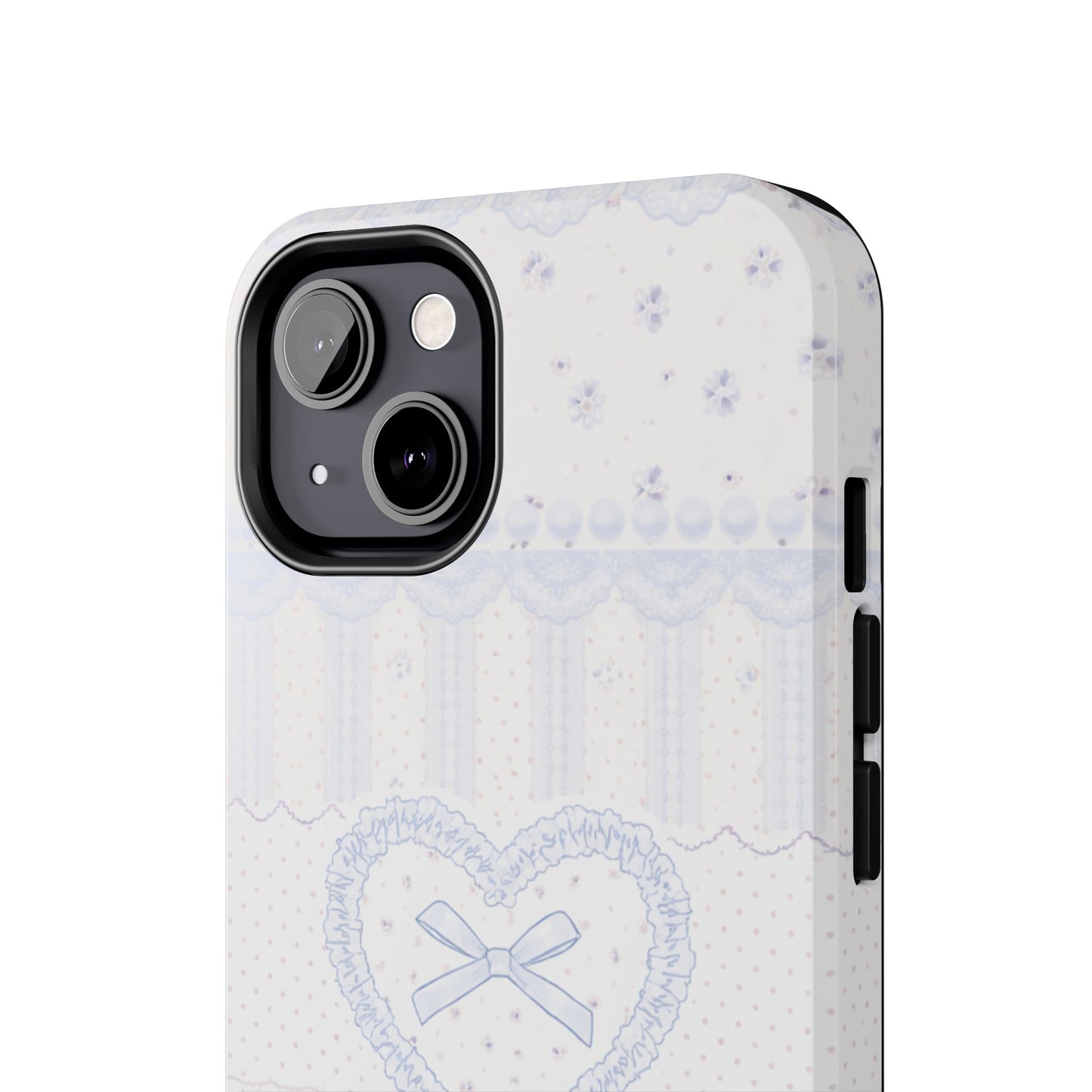 Coquette Blue Lace - Protective Phone Case