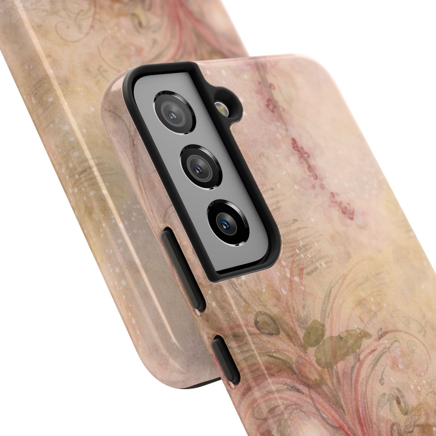 Antique Watercolor Floral - Protective Phone Case