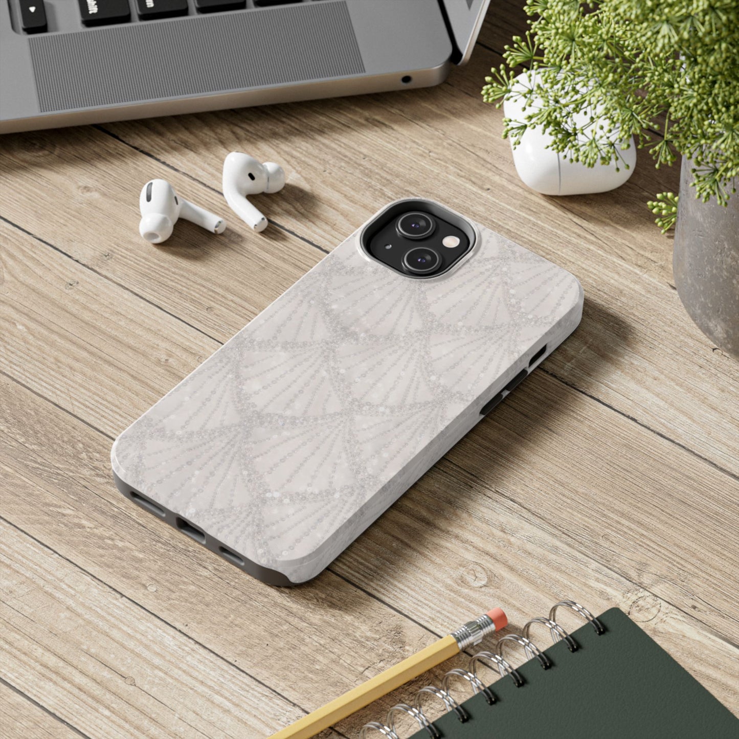 Shimmery Shell - Protective Phone Case