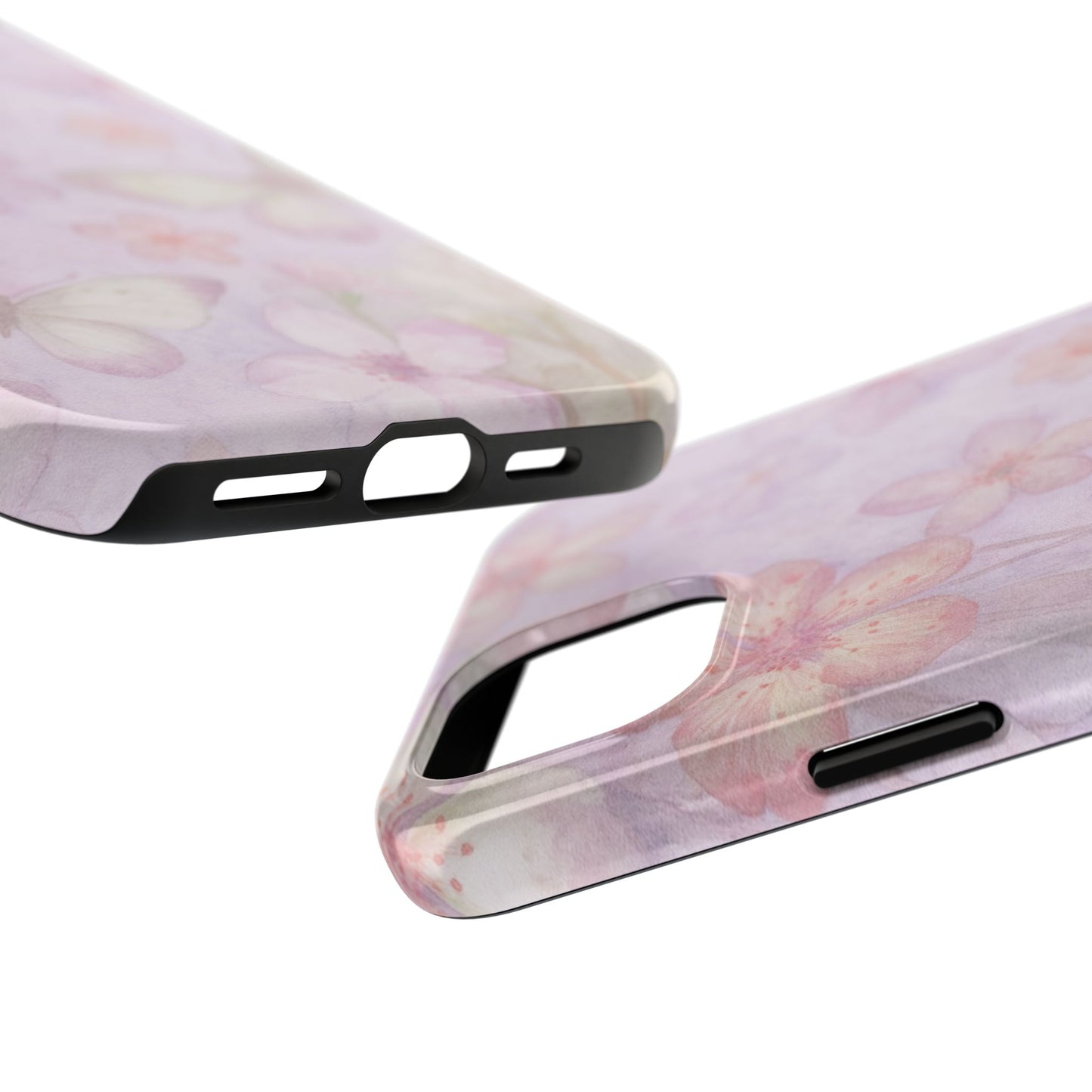 Lilac Butterfly - Protective Phone Case