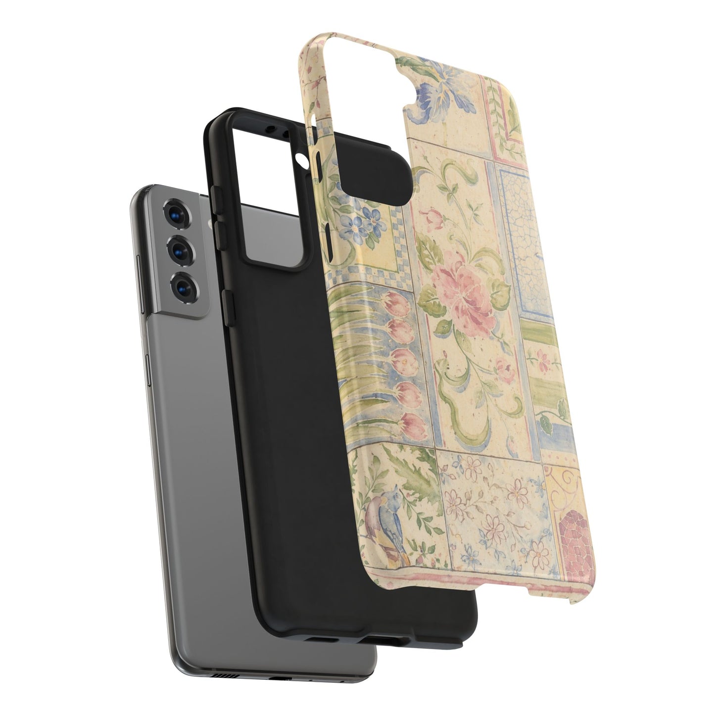 Floral Patchwork - Protective Phone Case