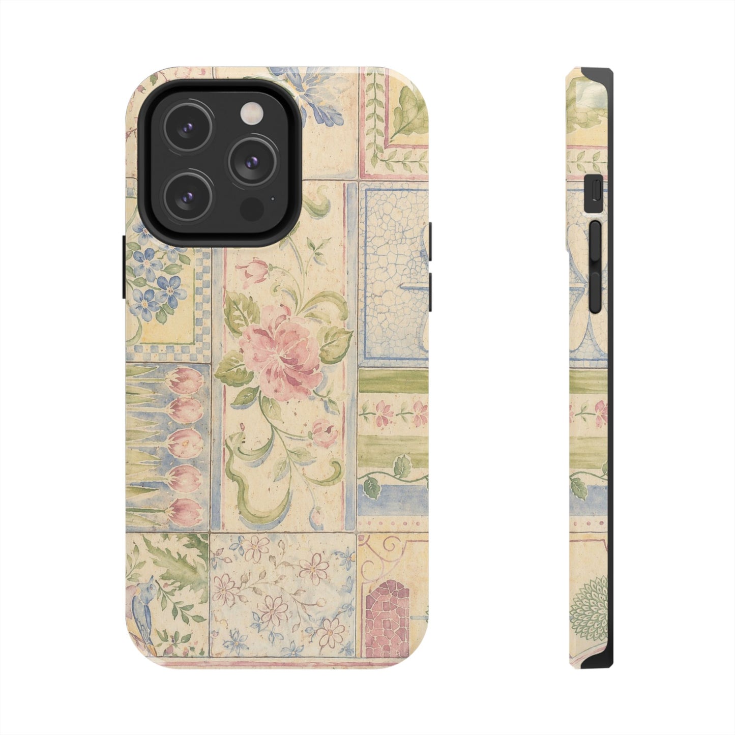 Floral Patchwork - Protective Phone Case