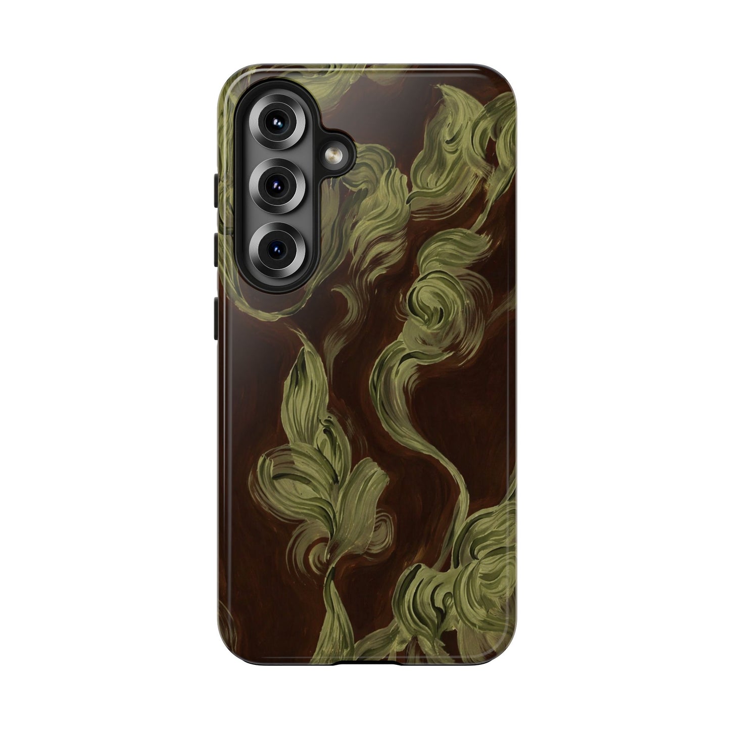 Magnolia Stained Glass - Protective Phone Case