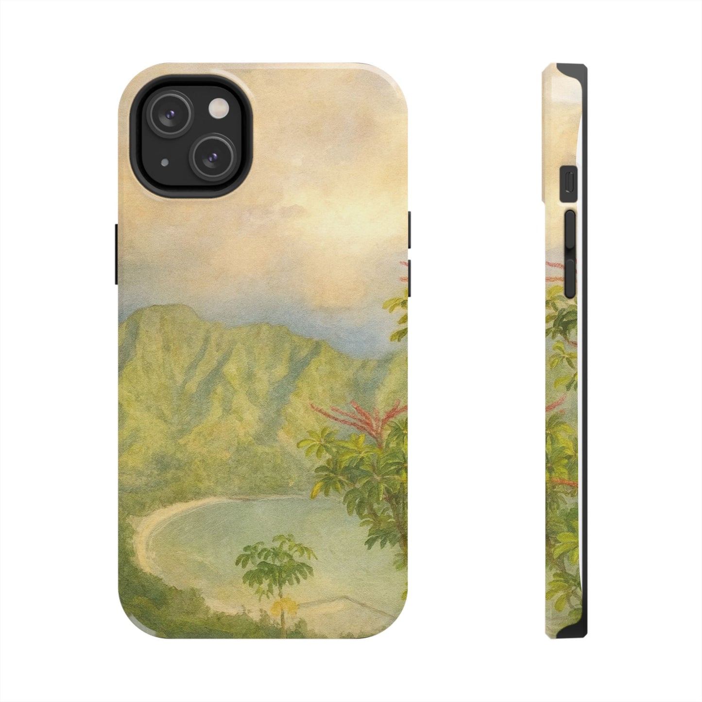 Vintage Tropical Beach - Protective Phone Case