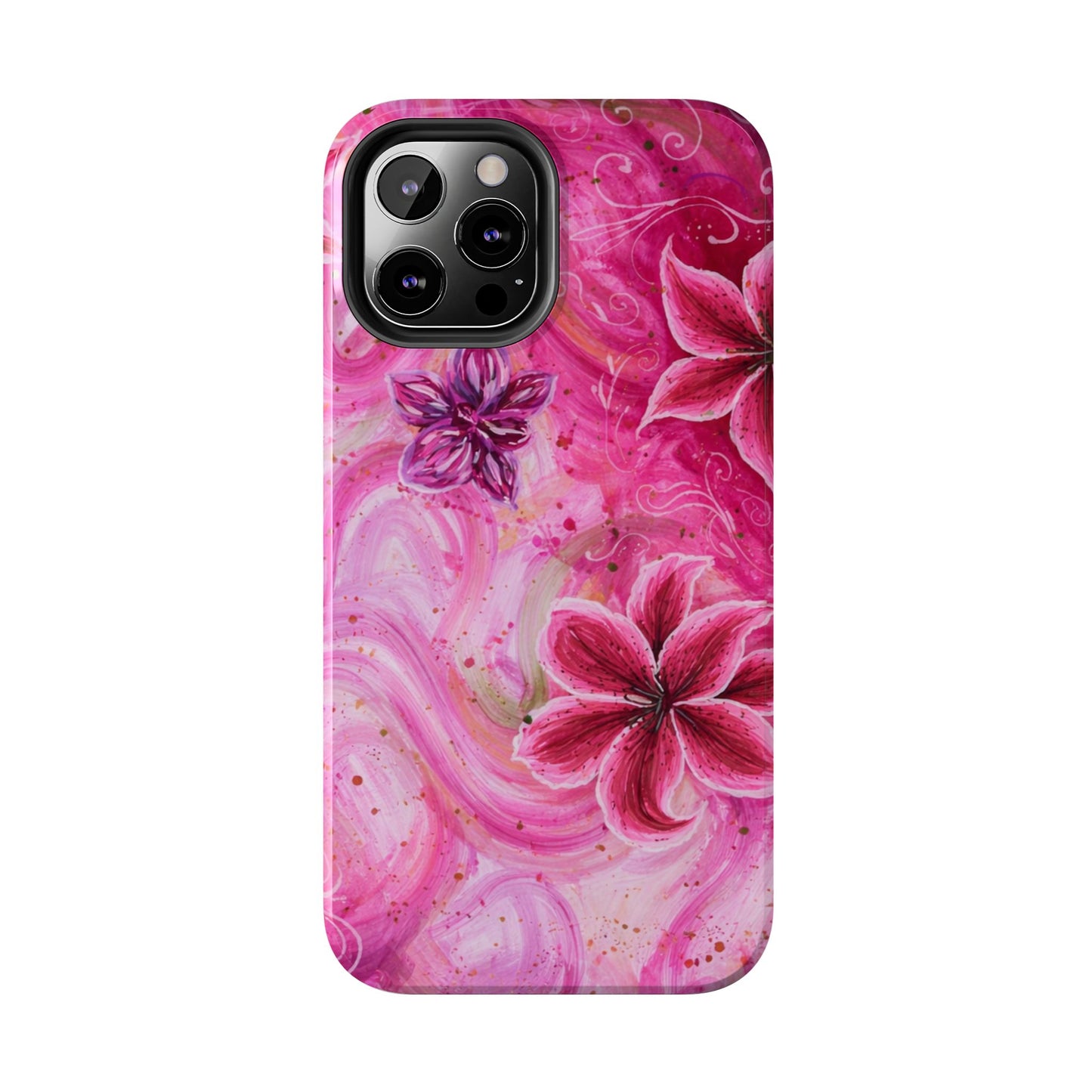 Watercolor Hibiscus - Protective Phone Case