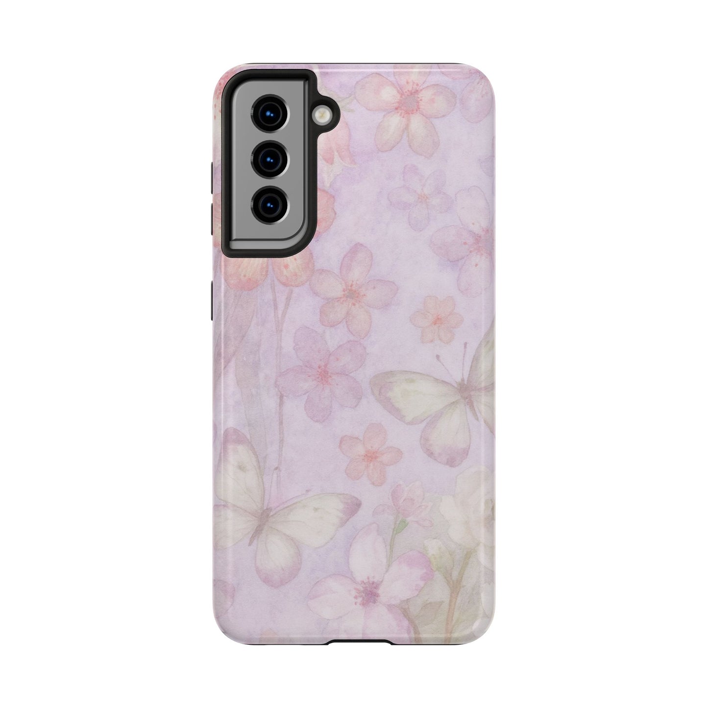 Lilac Butterfly - Protective Phone Case
