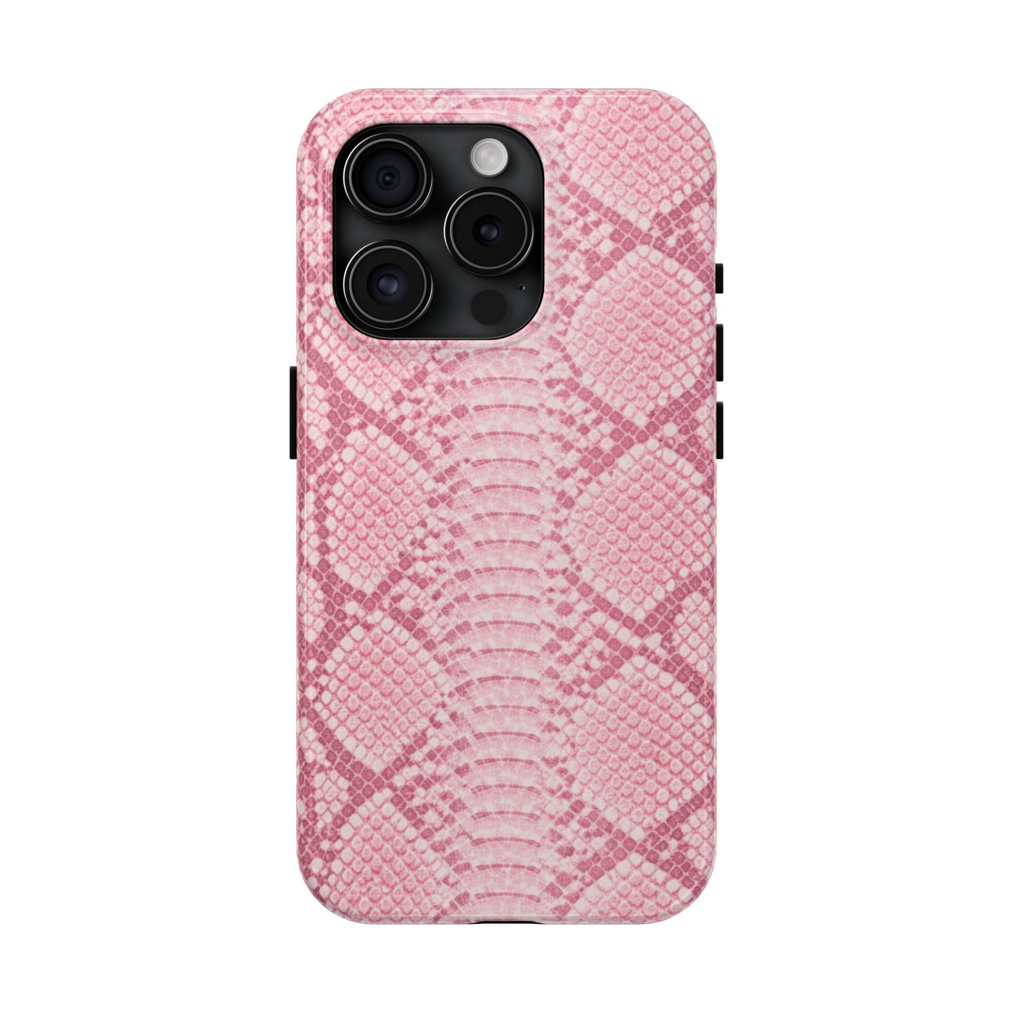 Pink Snake Skin - Protective Phone Case