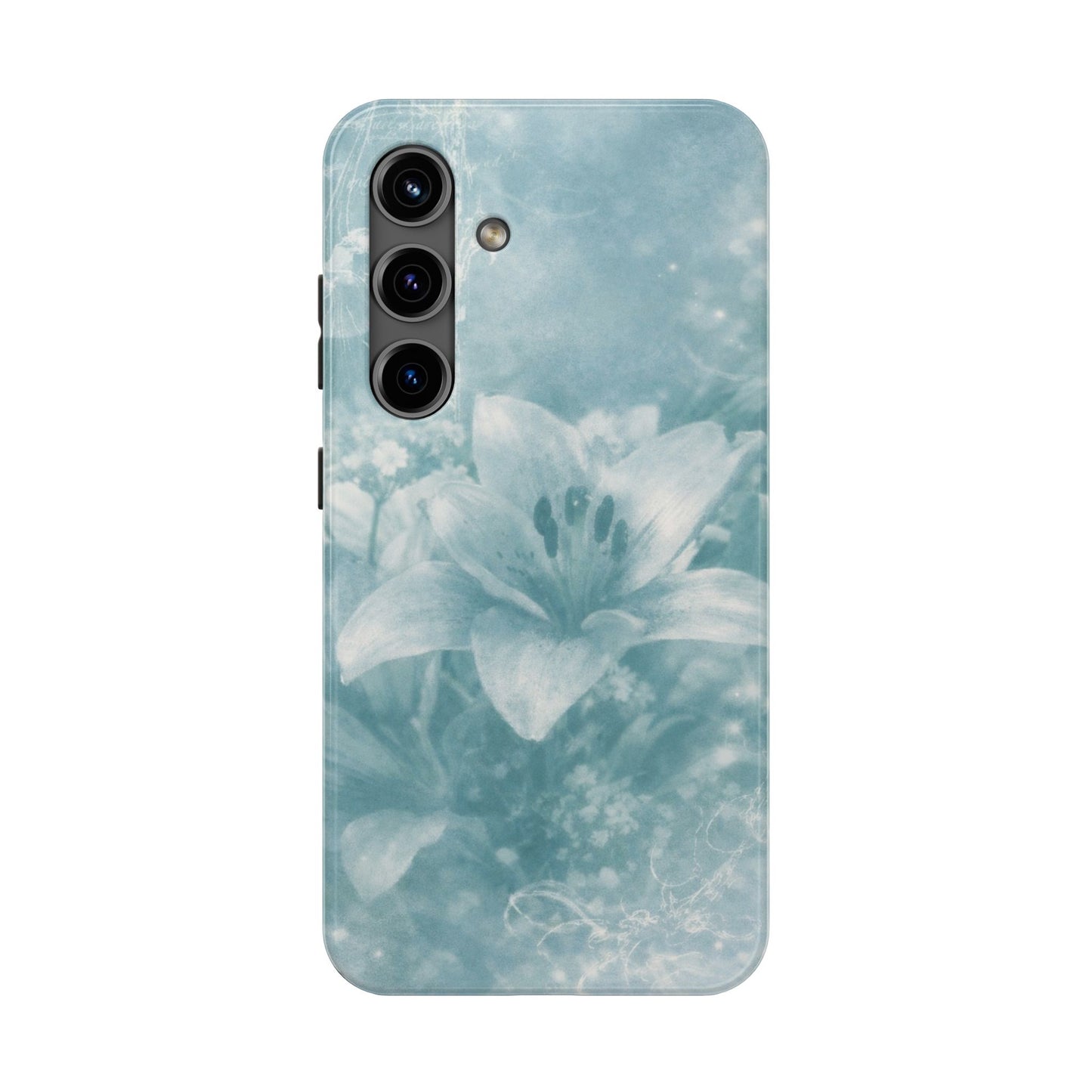 Teal Lily - Protective Phone Case