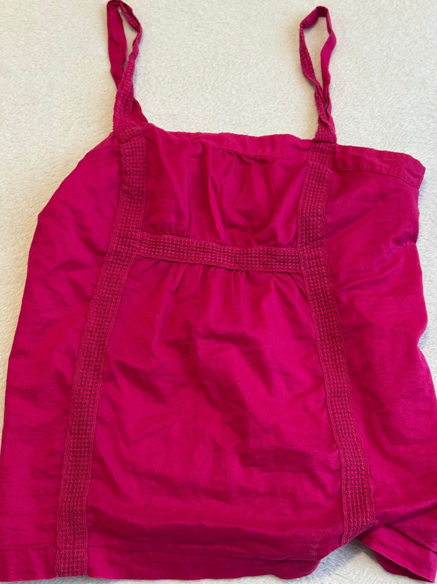 Dark Pink Babydoll Top