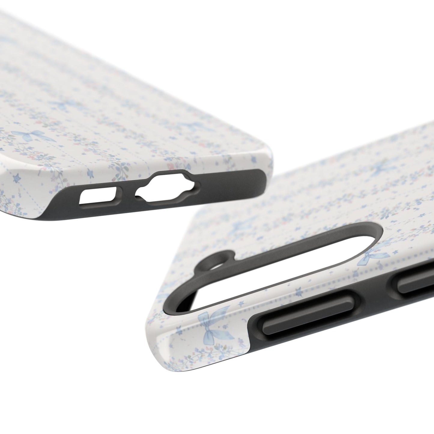 Bows and Stripes - Protective Phone Case