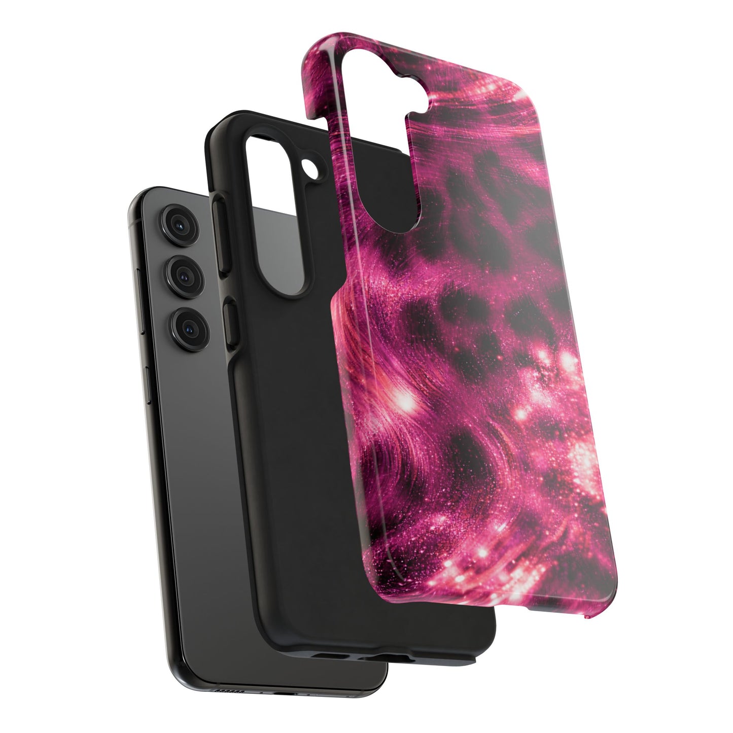 Magenta Y2K Leopard - Protective Phone Case