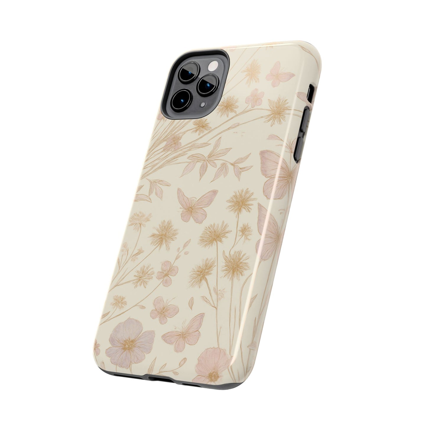 Floral Flutter - Protective Phone Case