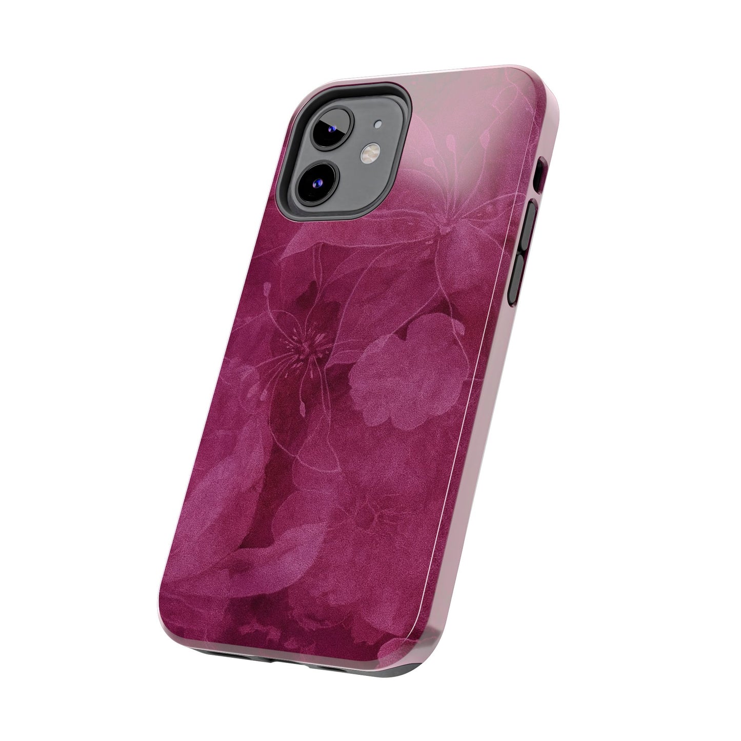 Magenta Petals - Protective Phone Case