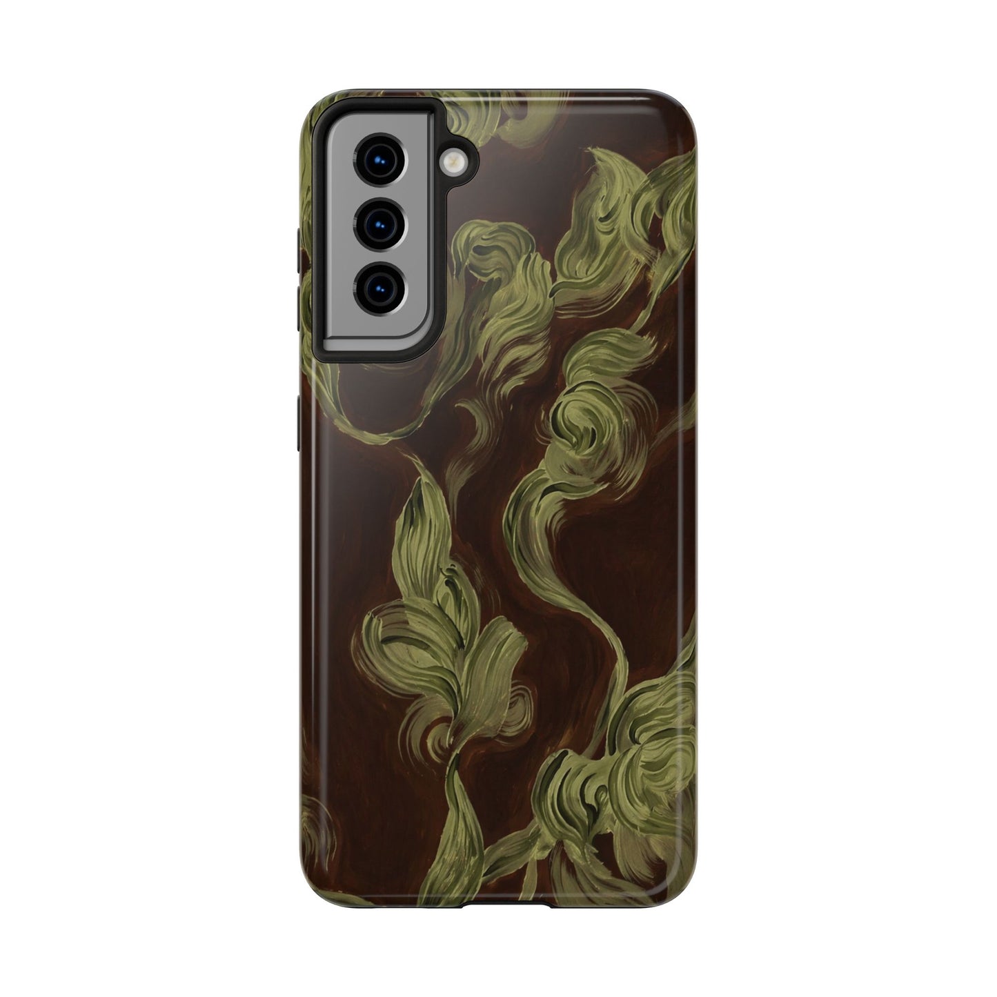Magnolia Stained Glass - Protective Phone Case