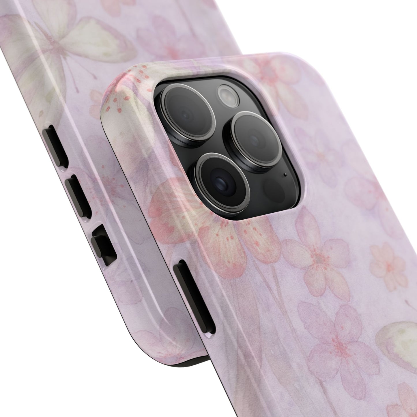 Lilac Butterfly - Protective Phone Case