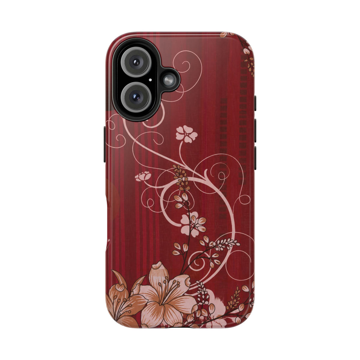 Crimson Bloom - Protective Phone Case