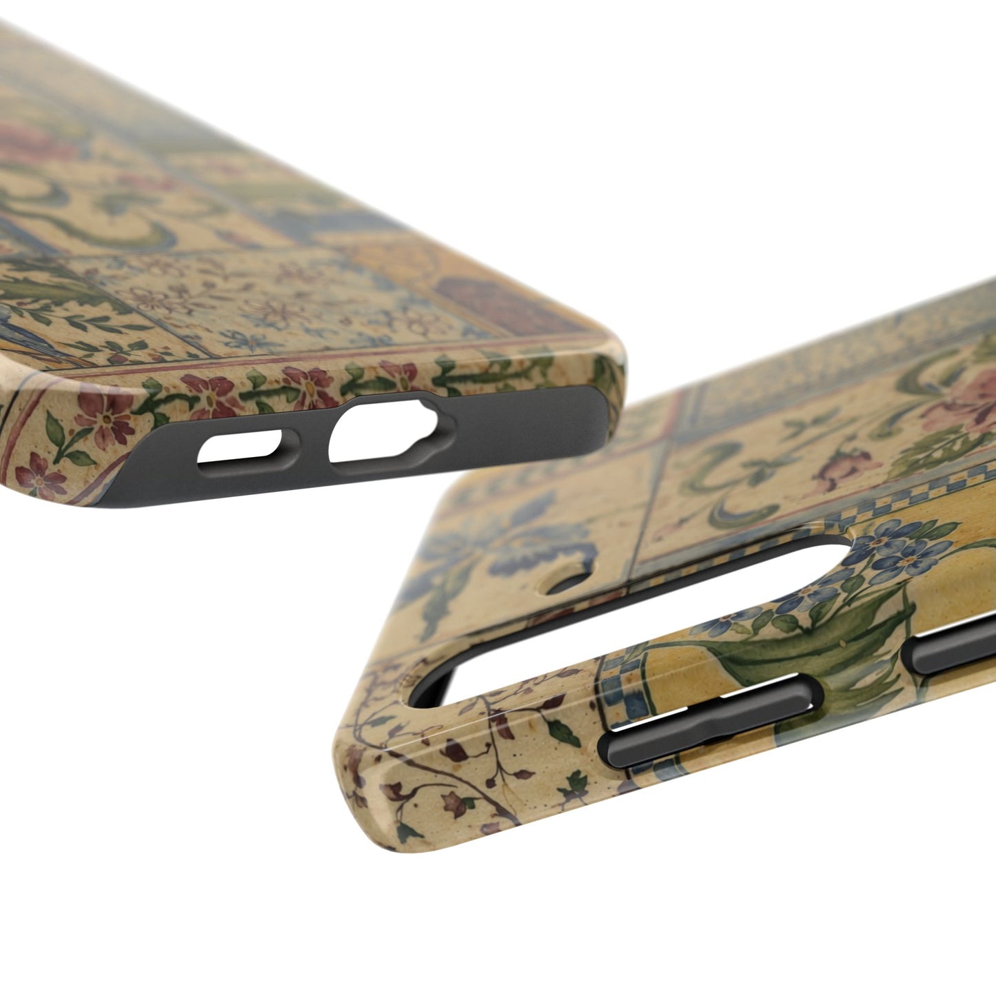 Vintage Floral Patchwork - Protective Phone Case