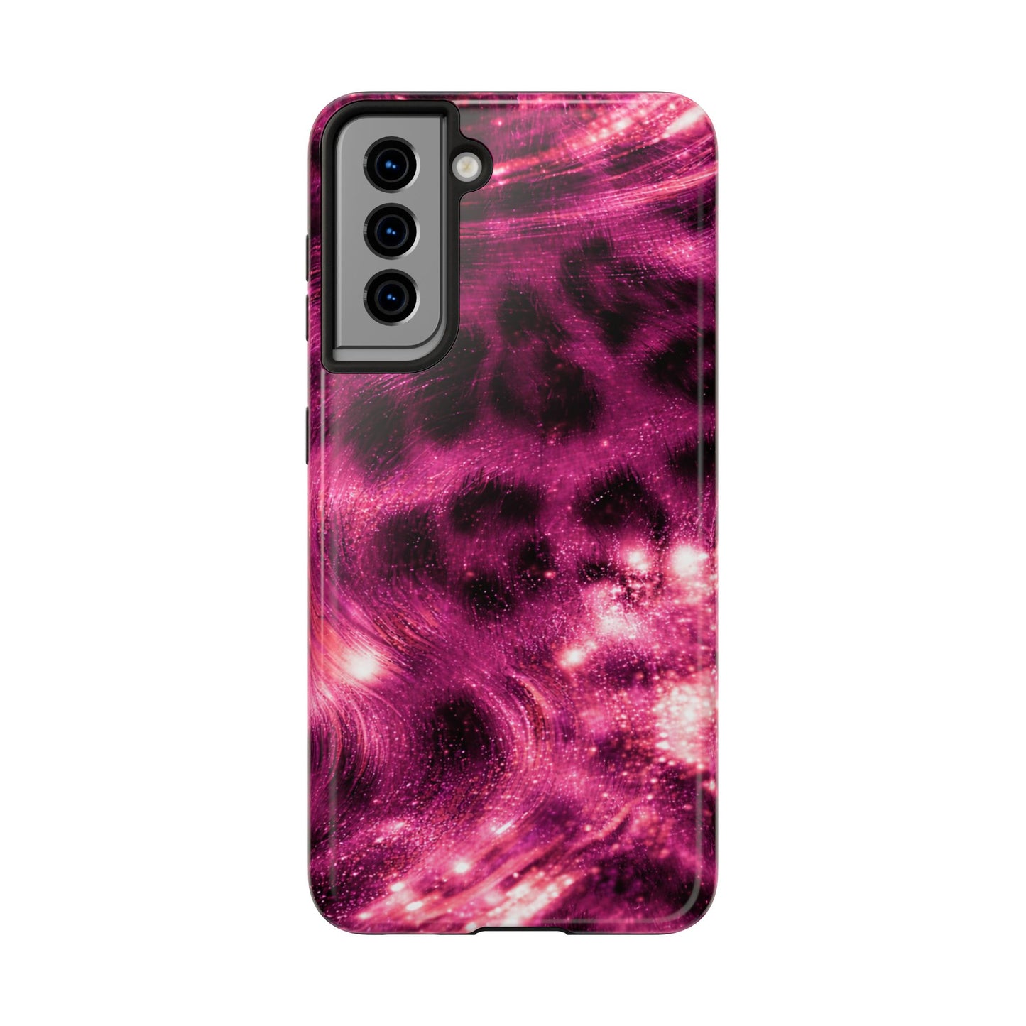 Magenta Y2K Leopard - Protective Phone Case