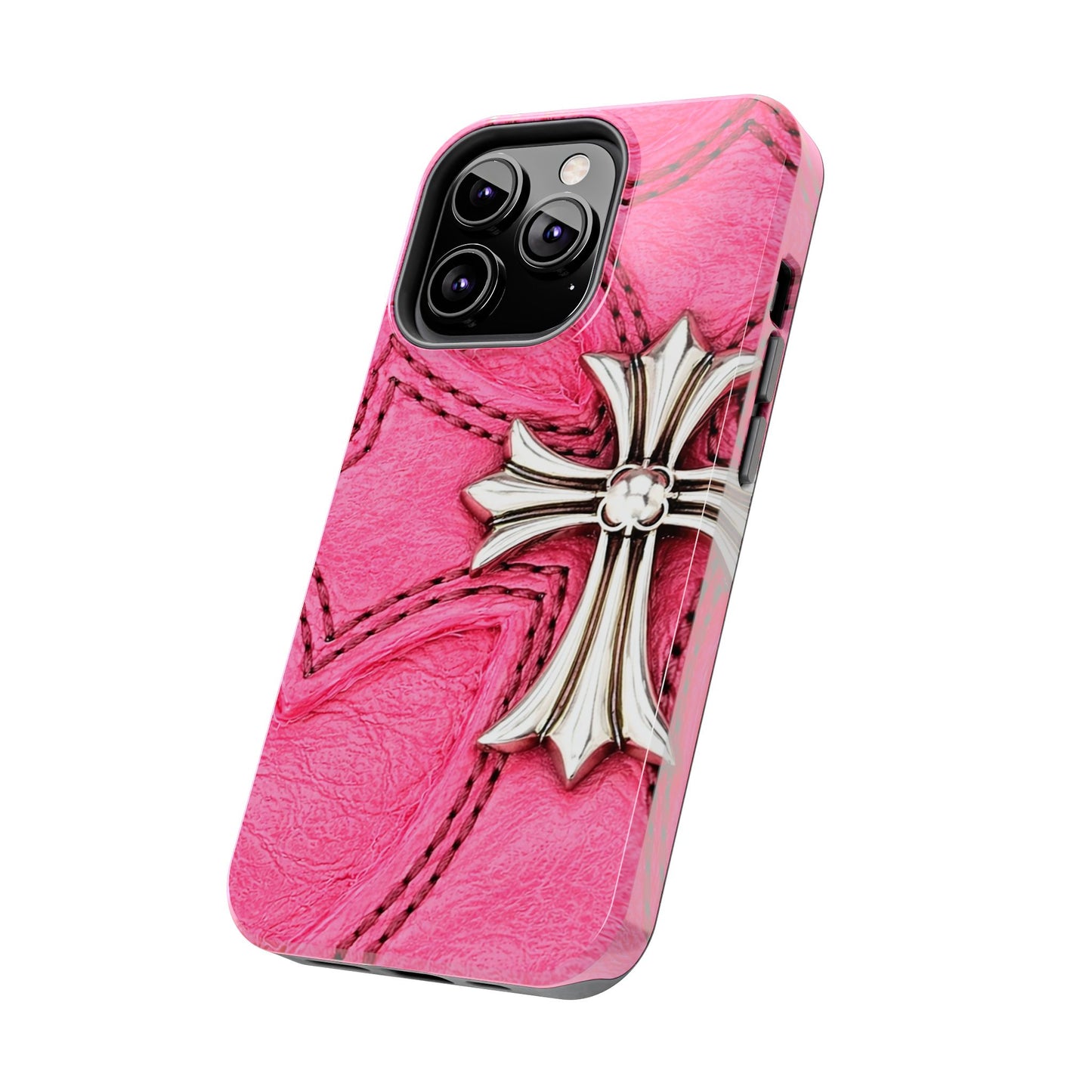 Pink Cross - Protective Phone Case