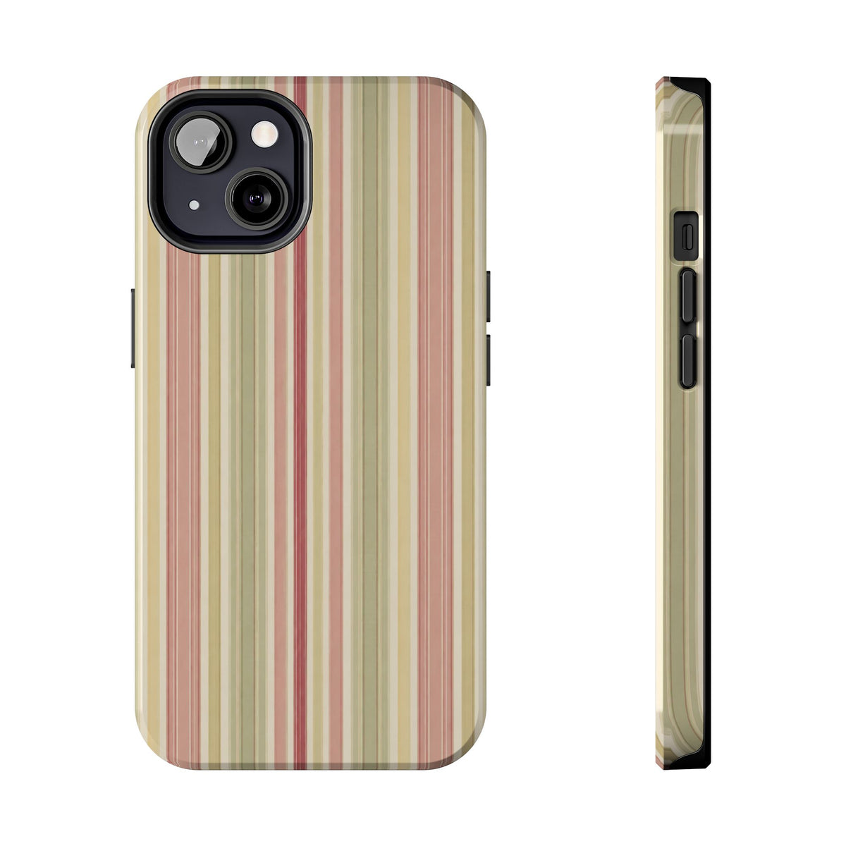 Rosewood Stripe - Protective Phone Case