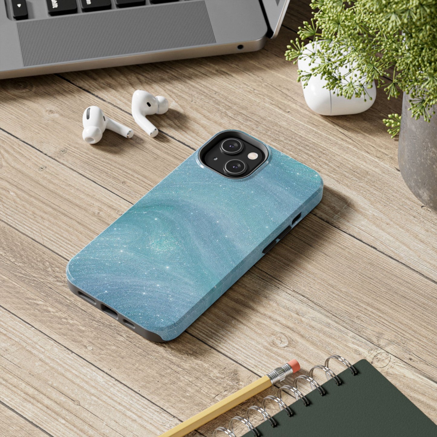 Glossy Blue - Protective Phone Case