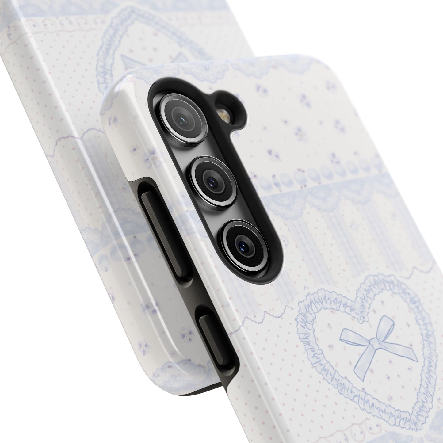 Coquette Blue Lace - Protective Phone Case