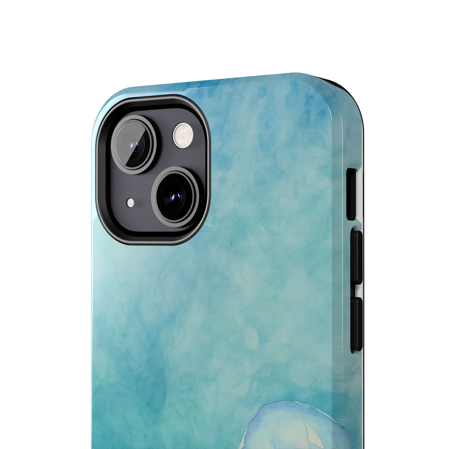 Sea-Blue Jellyfish - Protective Phone Case