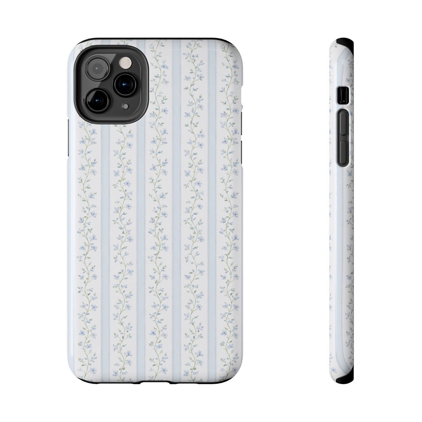 Vintage Blue Vine - Protective Phone Case
