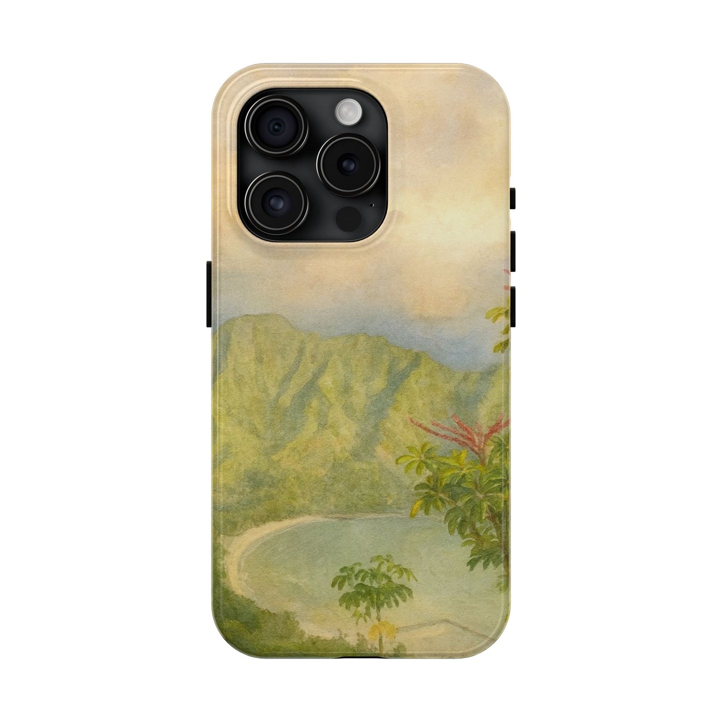 Vintage Tropical Beach - Protective Phone Case