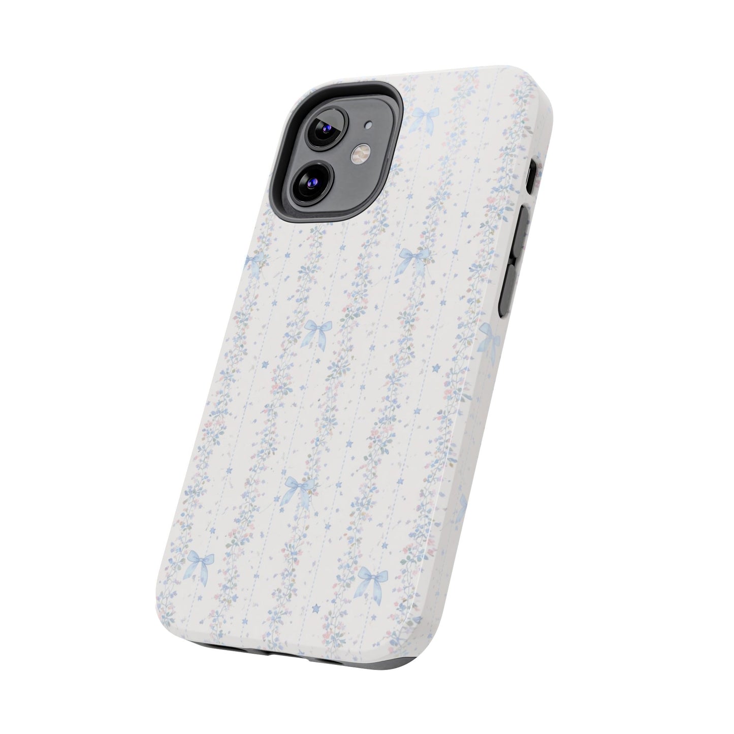 Bows and Stripes - Protective Phone Case