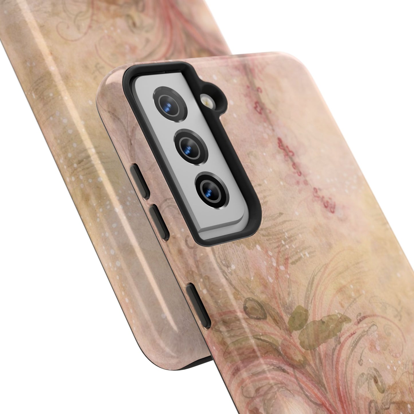 Antique Watercolor Floral - Protective Phone Case