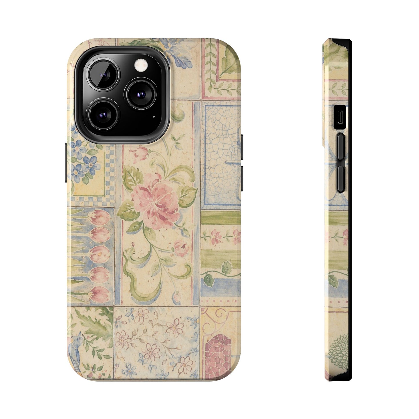 Floral Patchwork - Protective Phone Case