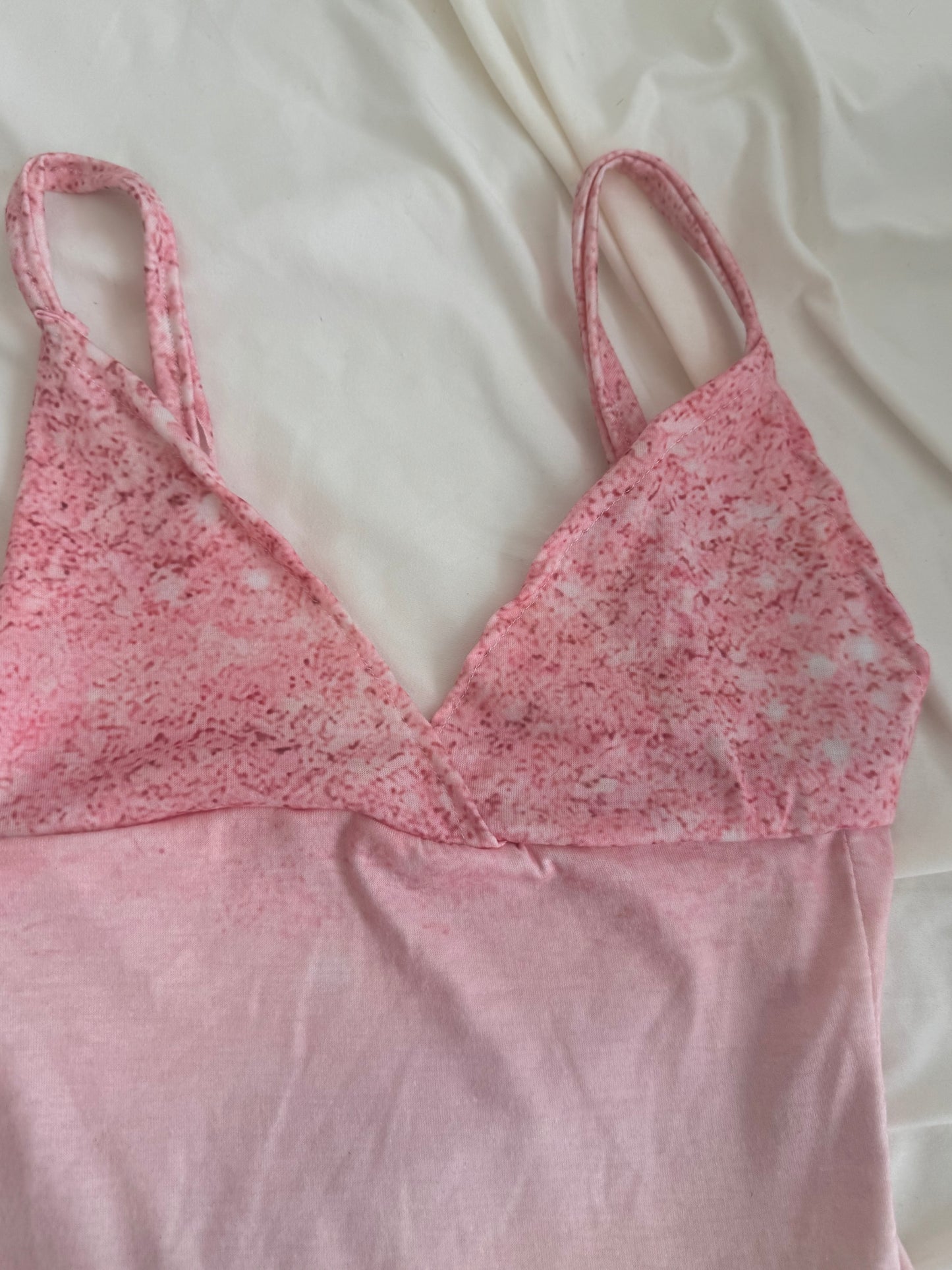 Fitted Pink Top with Gorgeous Design
