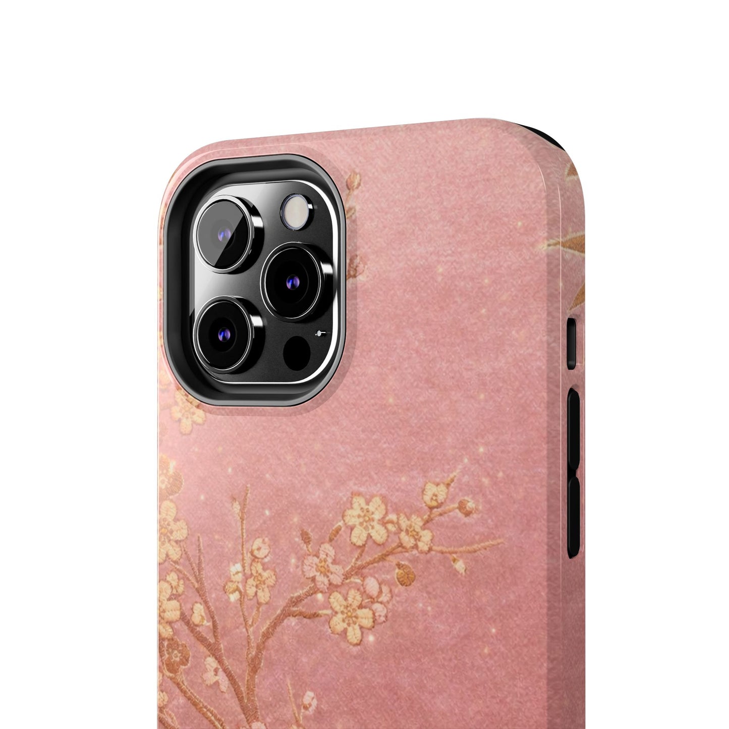 Pink Gold Cherry Blossom - Protective Phone Case