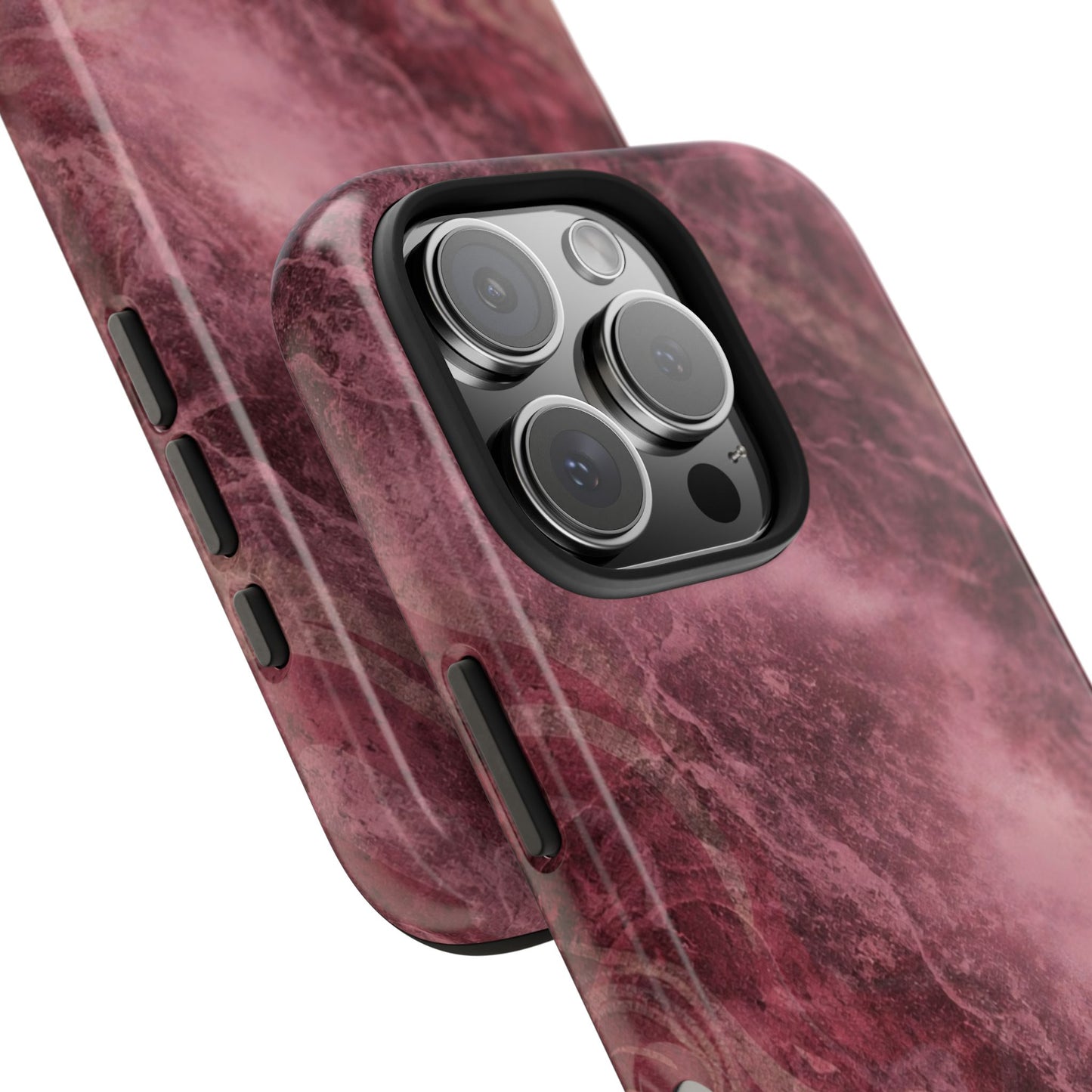 Marble Magenta - Protective Phone Case