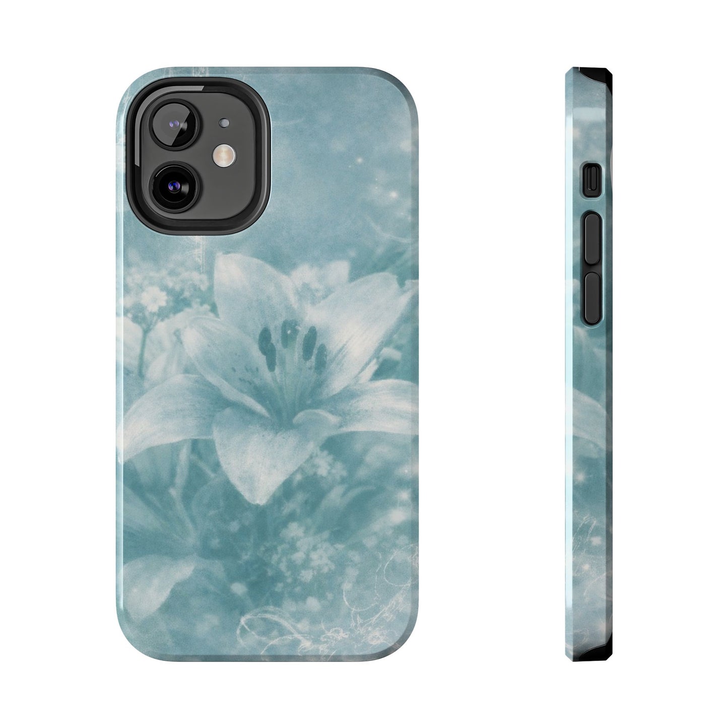 Teal Lily - Protective Phone Case