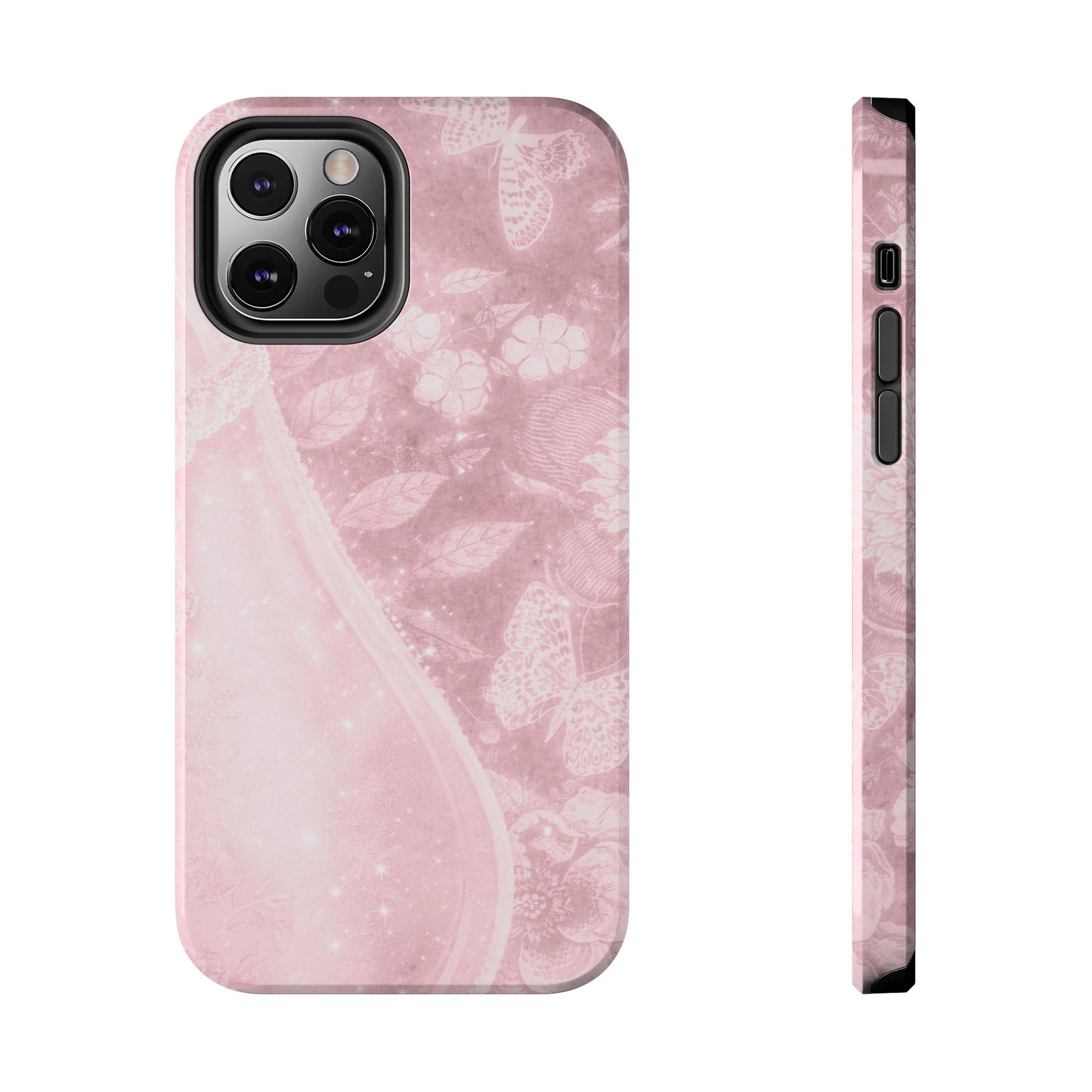 Pink Paisley - Protective Phone Case