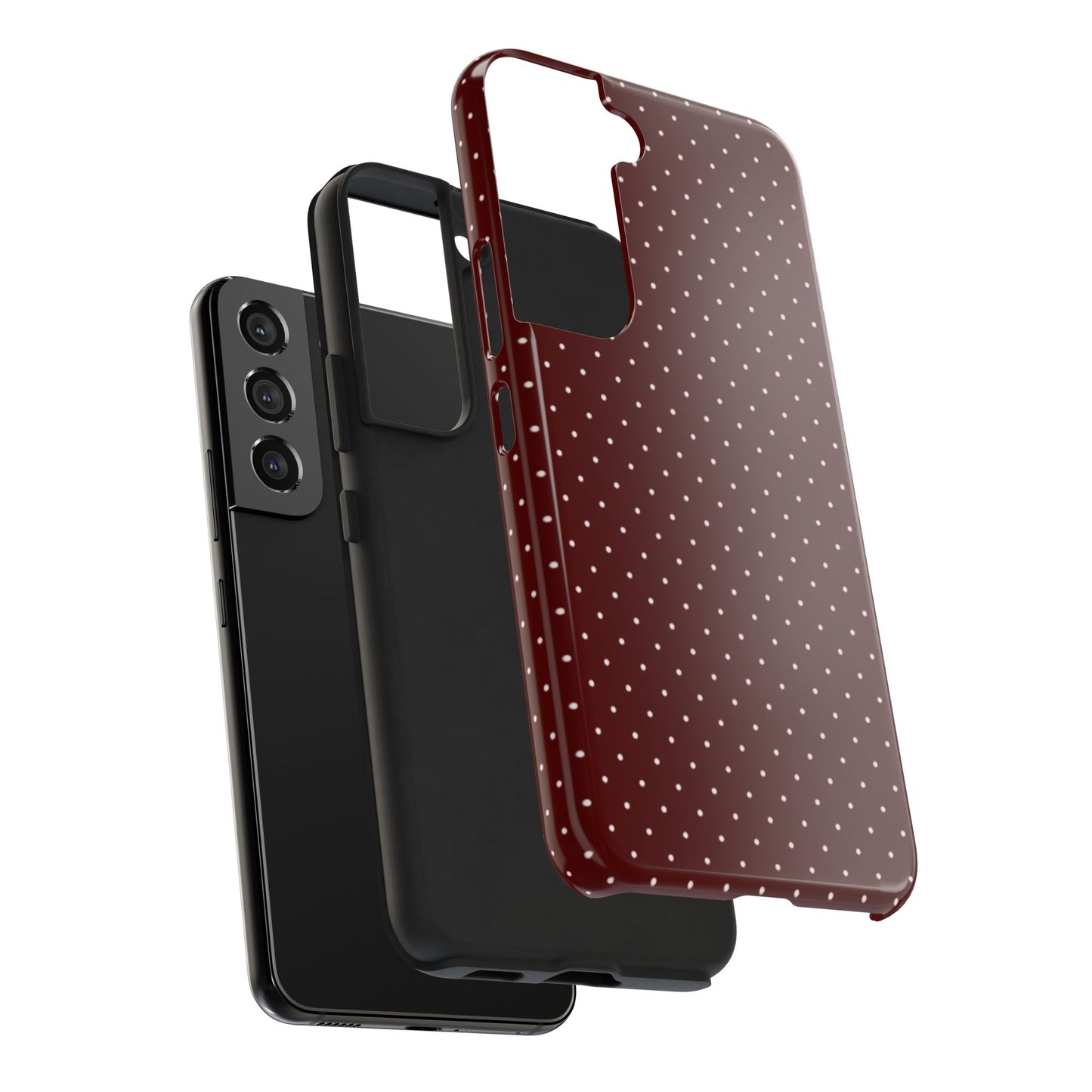Red Polka Dots - Protective Phone Case