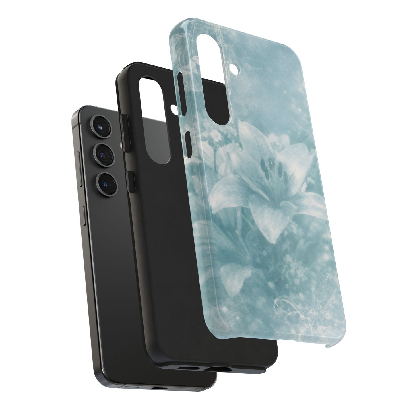 Teal Lily - Protective Phone Case