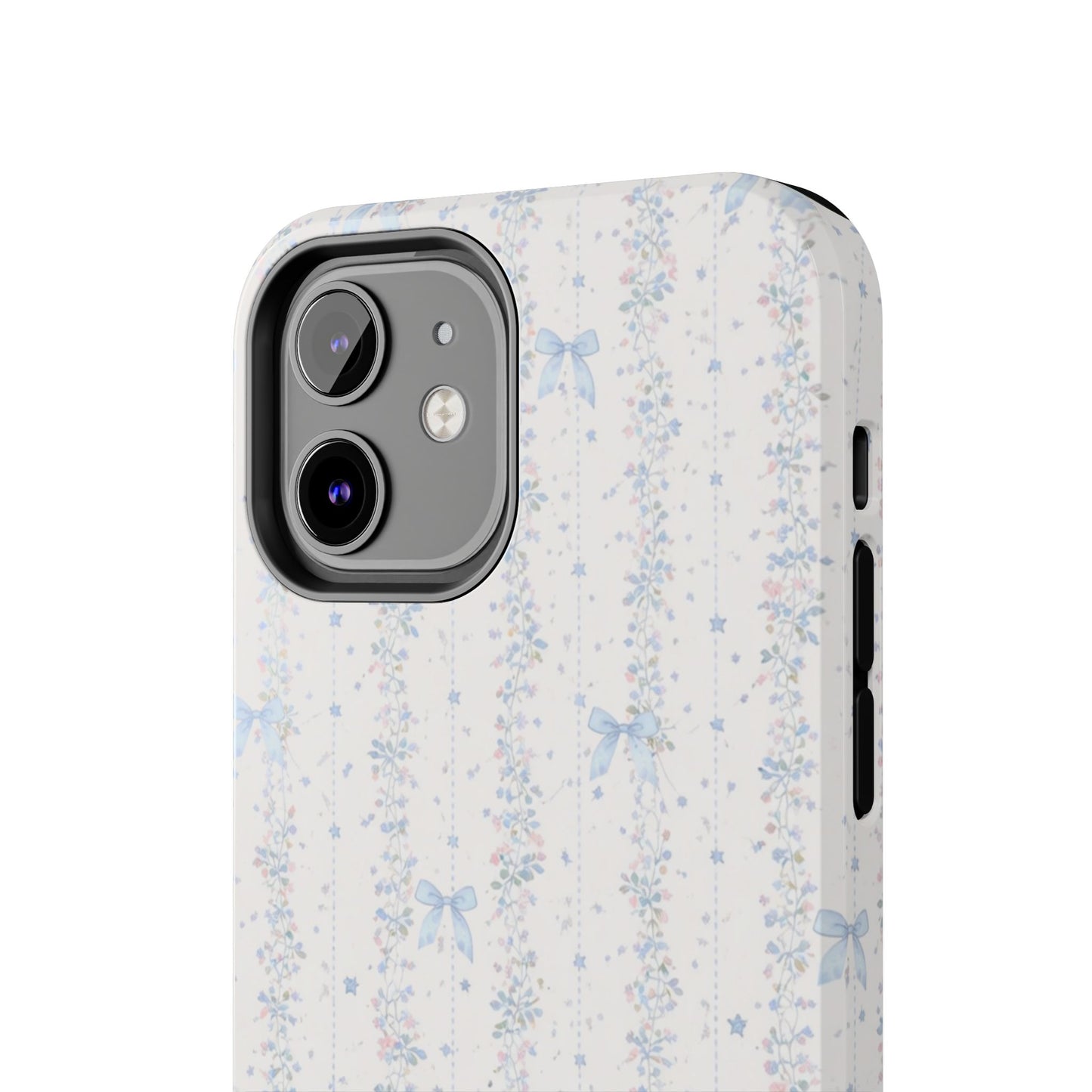 Bows and Stripes - Protective Phone Case