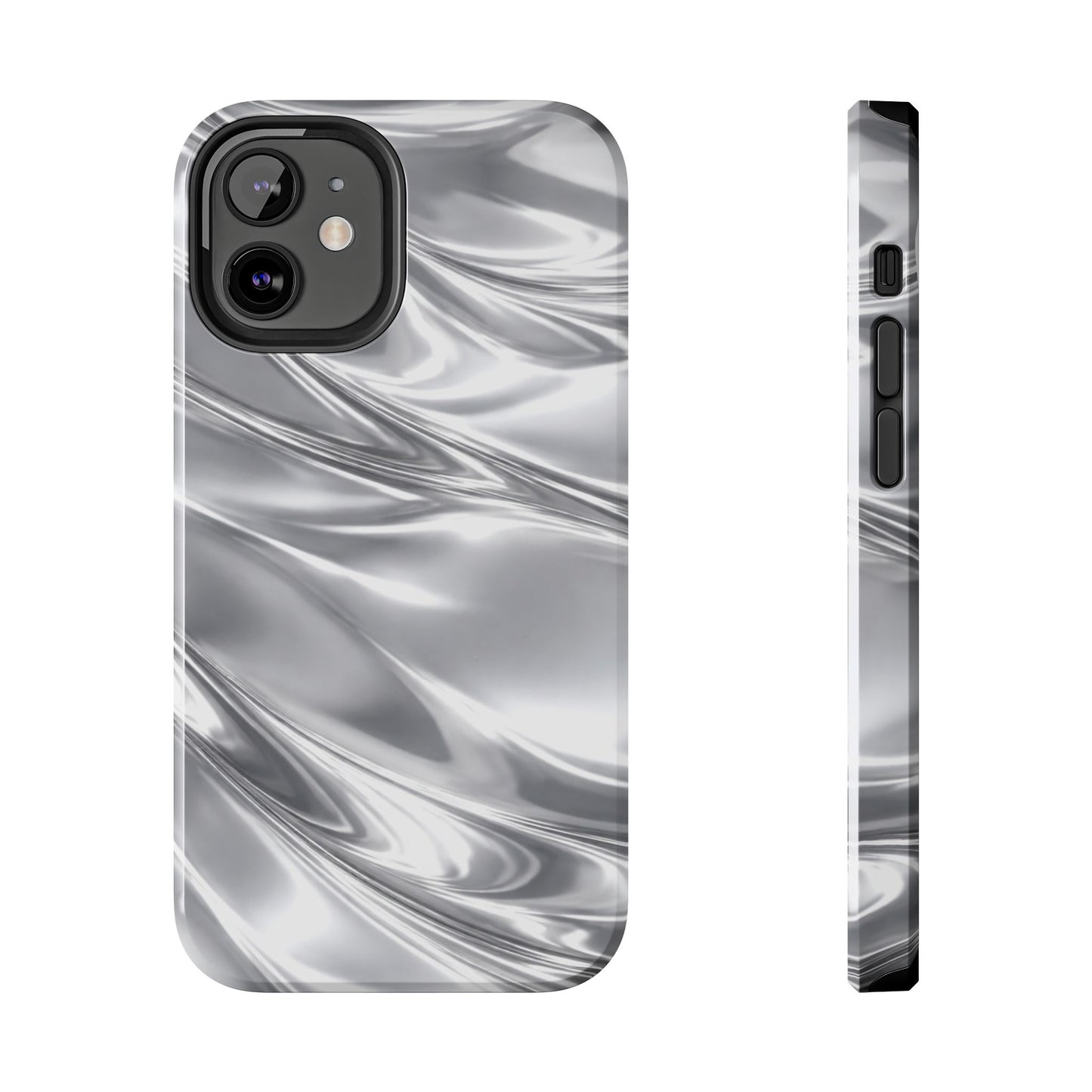 Silver Metallic - Protective Phone Case