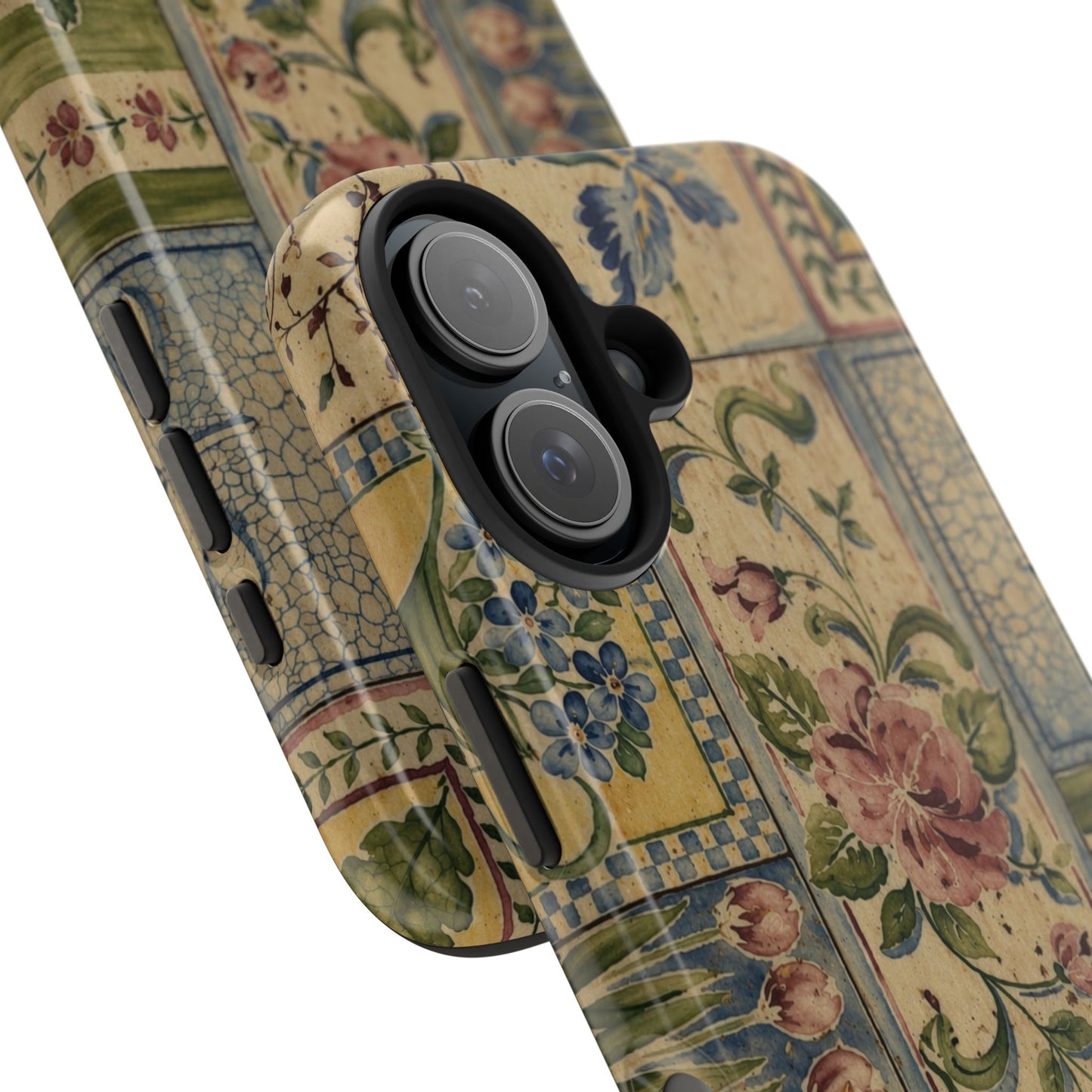 Vintage Floral Patchwork - Protective Phone Case