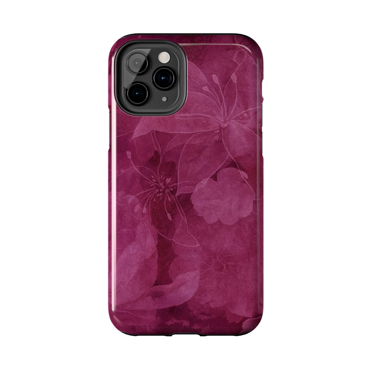 Magenta Petals - Protective Phone Case