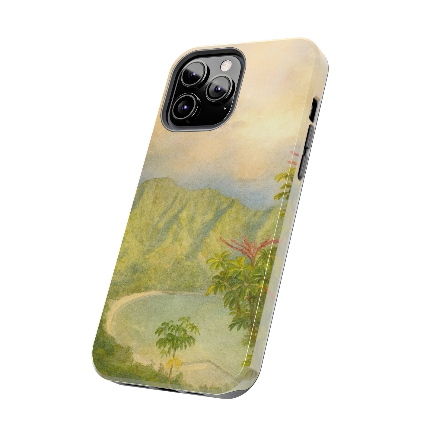 Vintage Tropical Beach - Protective Phone Case
