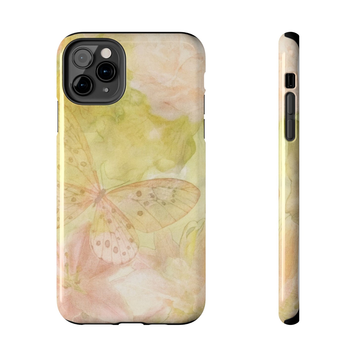 Rose Butterfly - Protective Phone Case