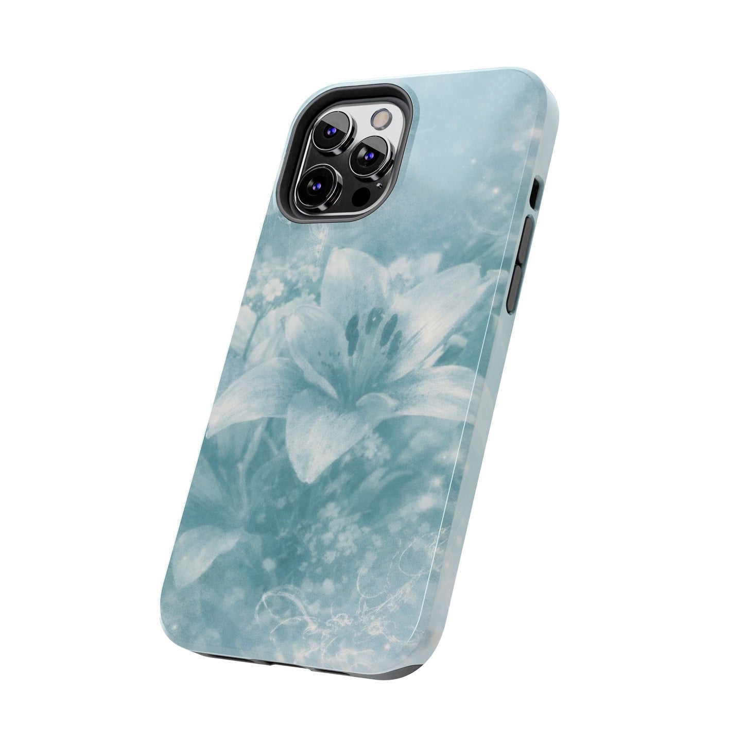 Teal Lily - Protective Phone Case