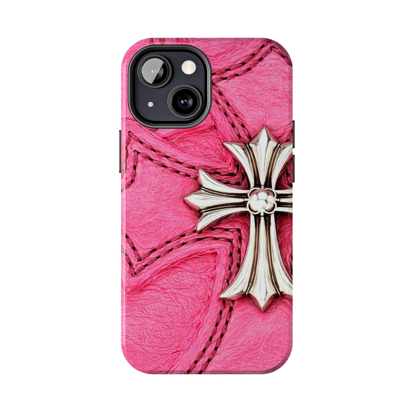 Pink Cross - Protective Phone Case