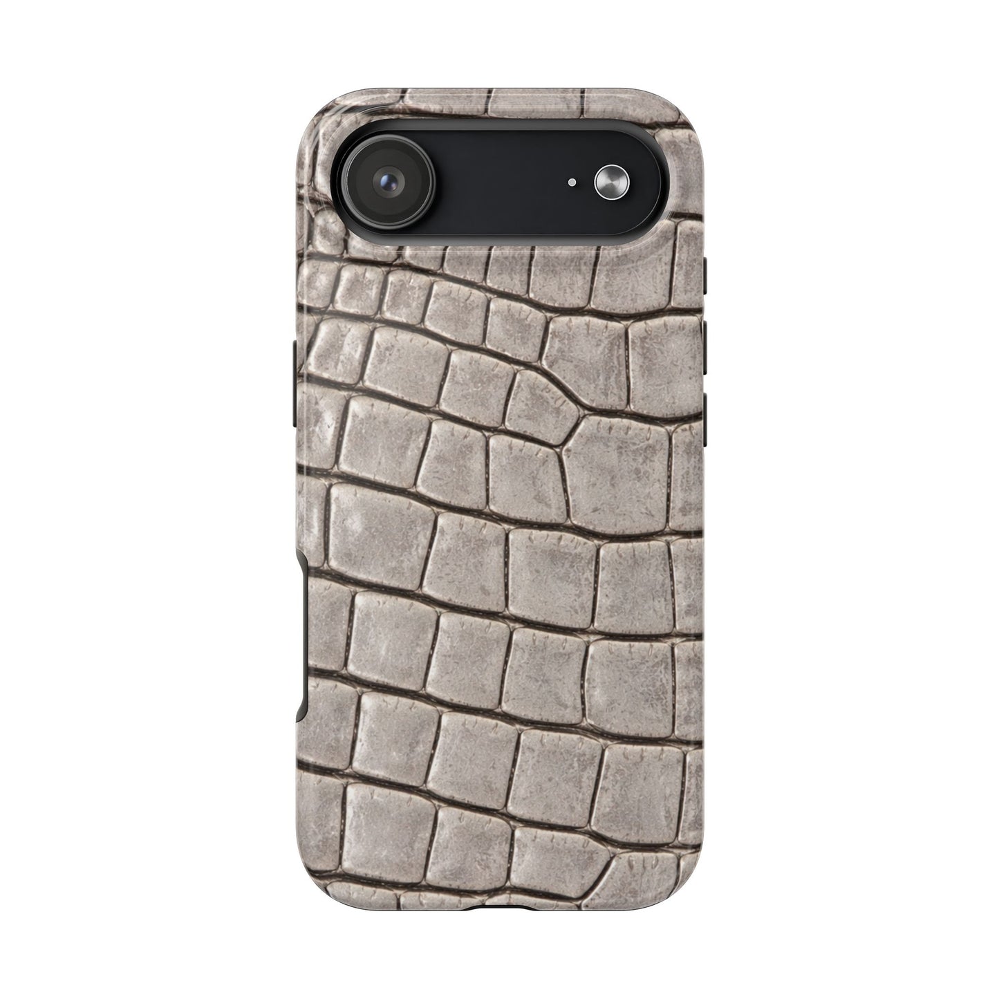 2000s Grey Crocodile - Protective Phone Case